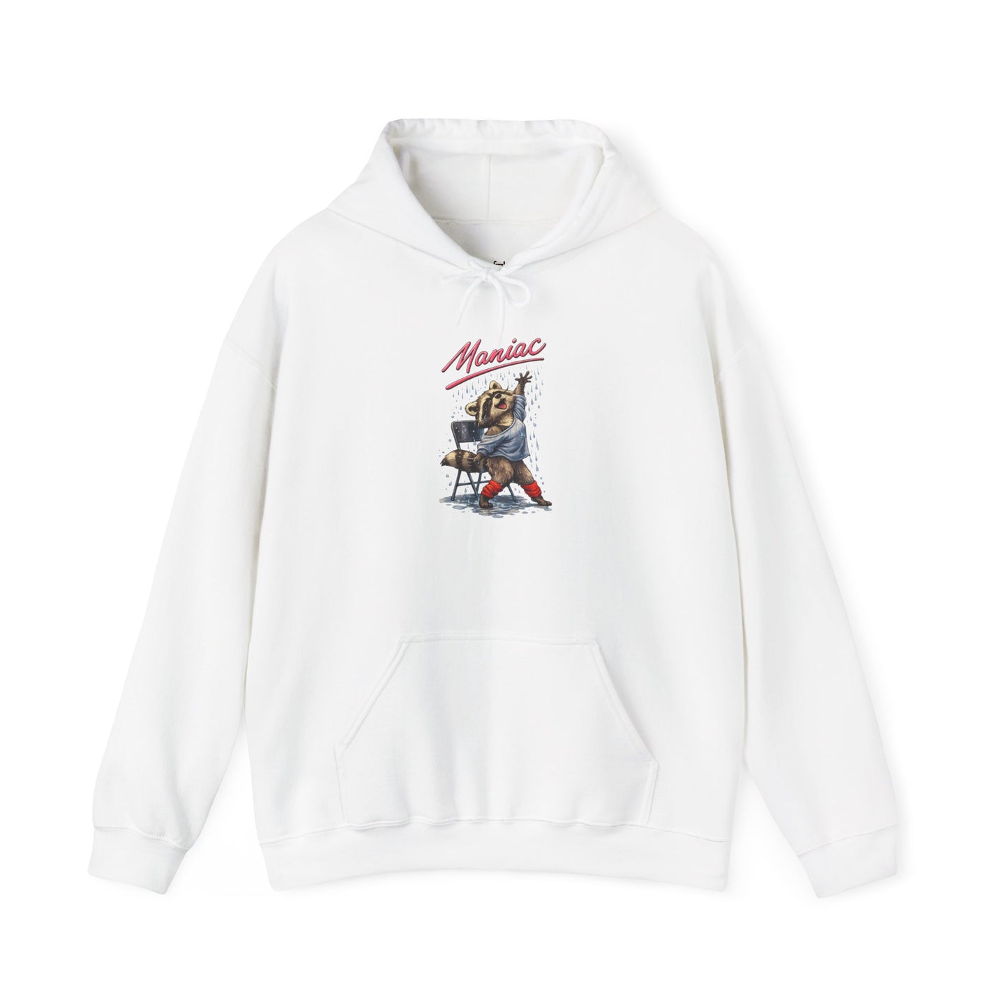 Dancing Raccoon "Maniac" Hooded Sweatshirt