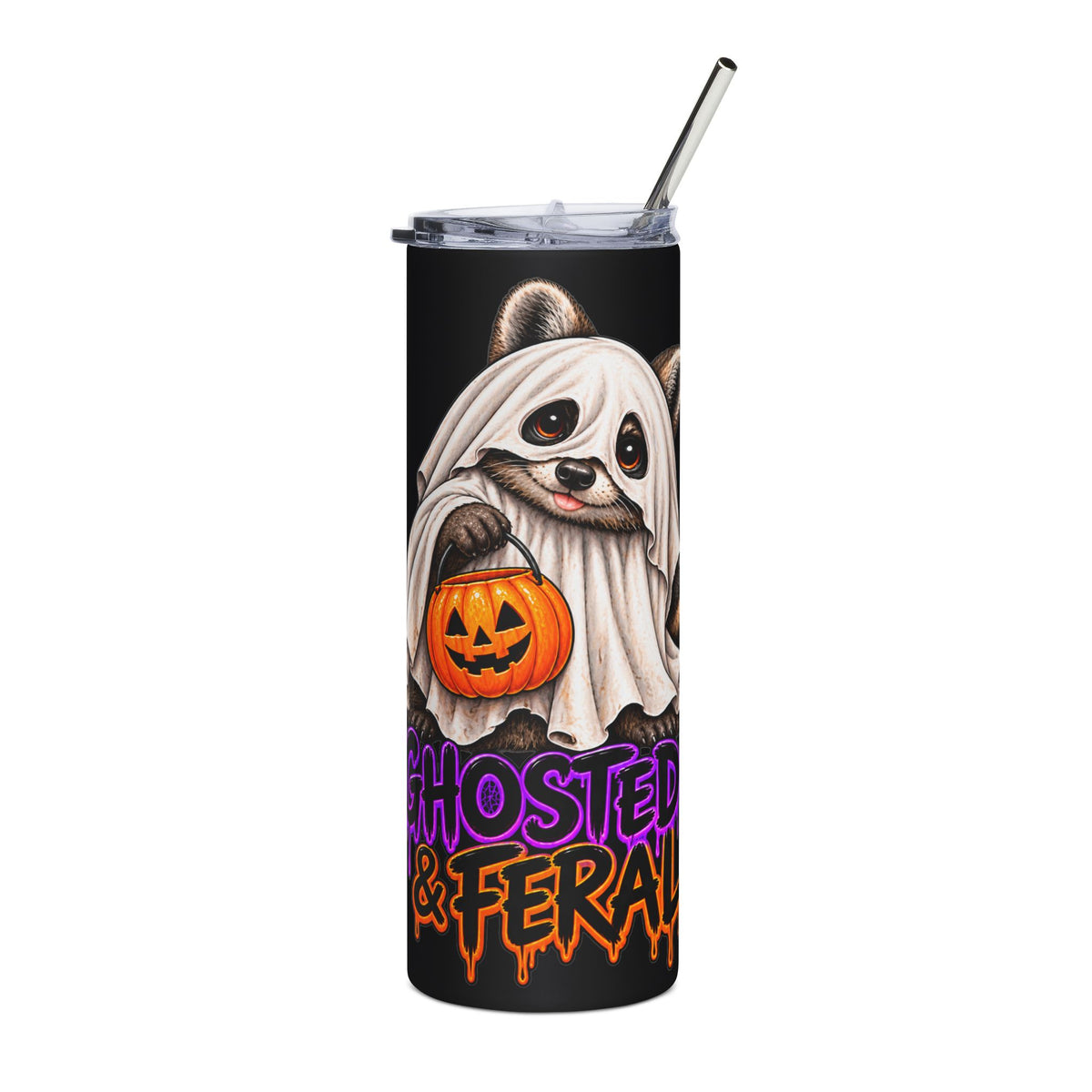 Ghosted Raccoon - 20oz Stainless Steel Tumbler