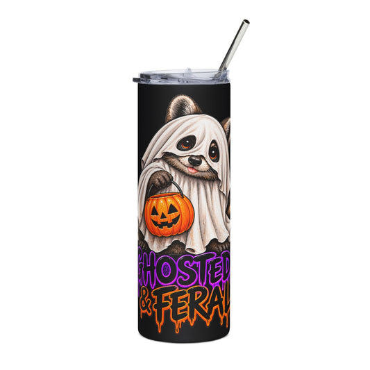 Ghosted Raccoon - 20oz Stainless Steel Tumbler