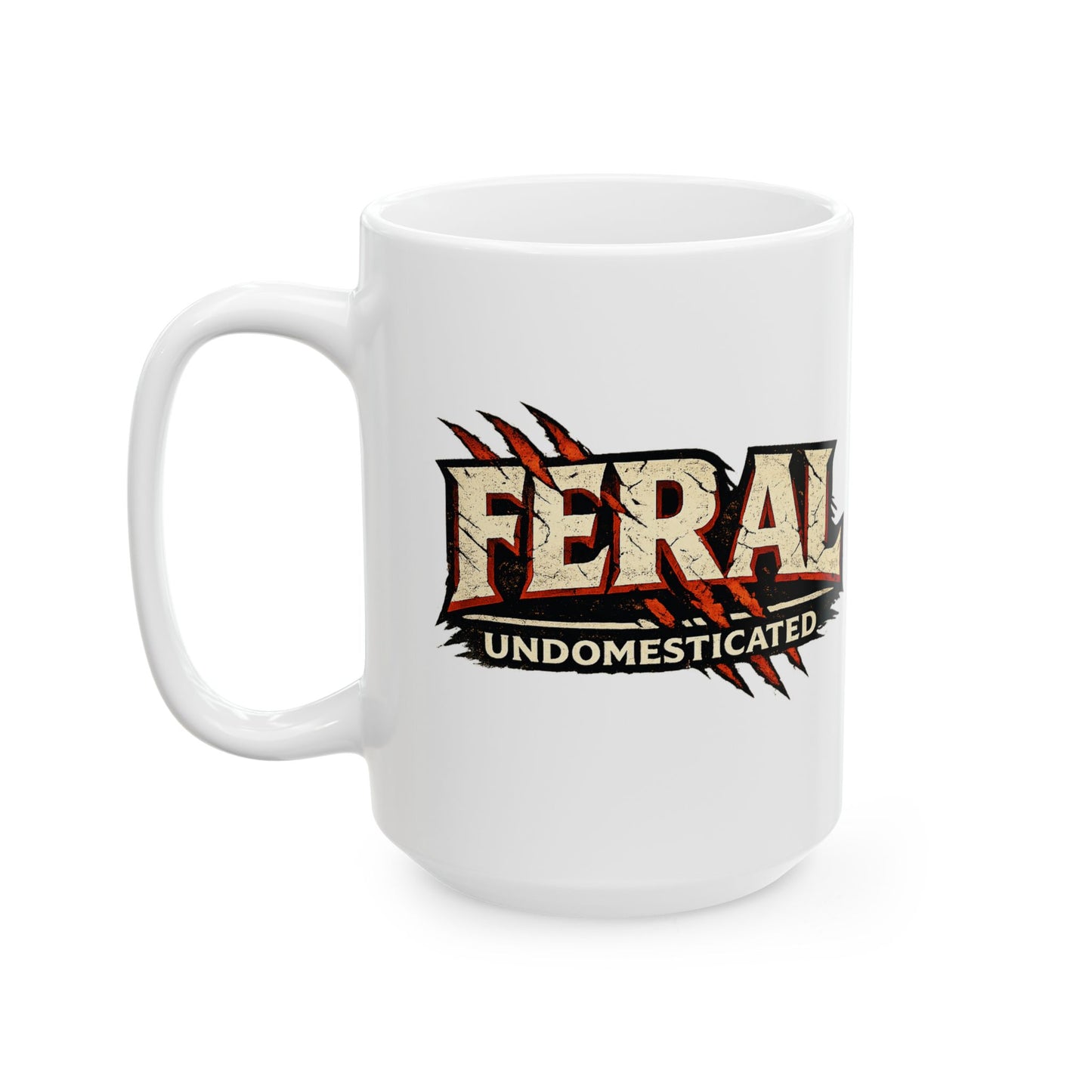 "Feral" Ceramic Mug  (11oz & 15oz)