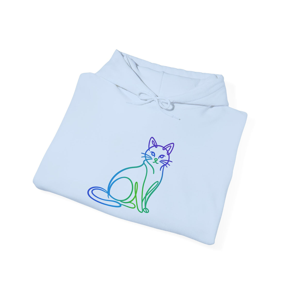 Northern Lights Cat Hooded Sweatshirt