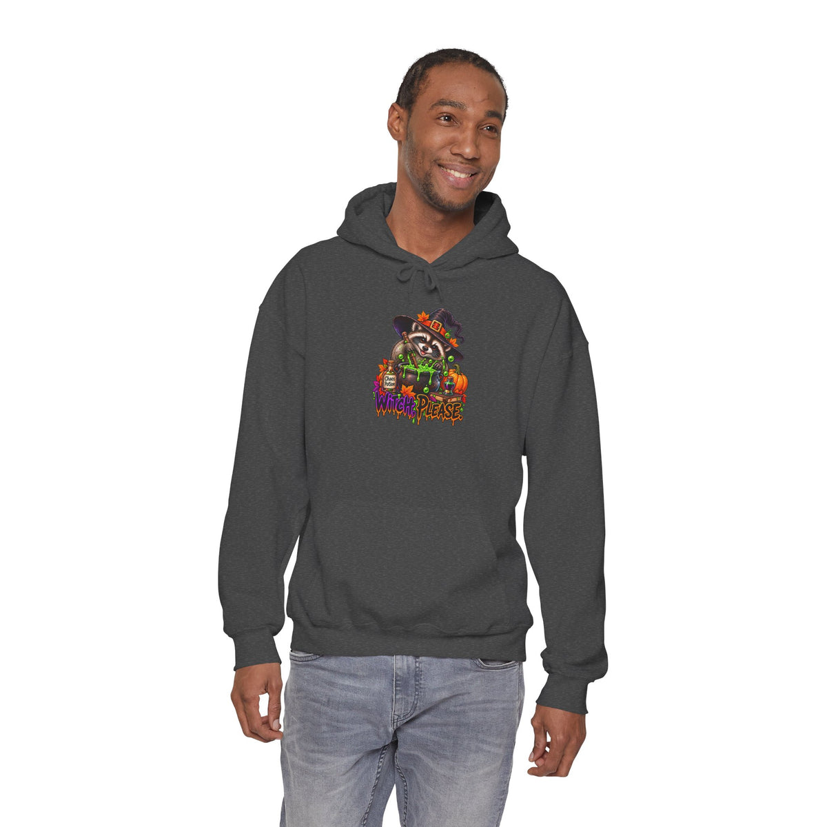 Witch, Please. Raccoon Hooded Sweatshirt
