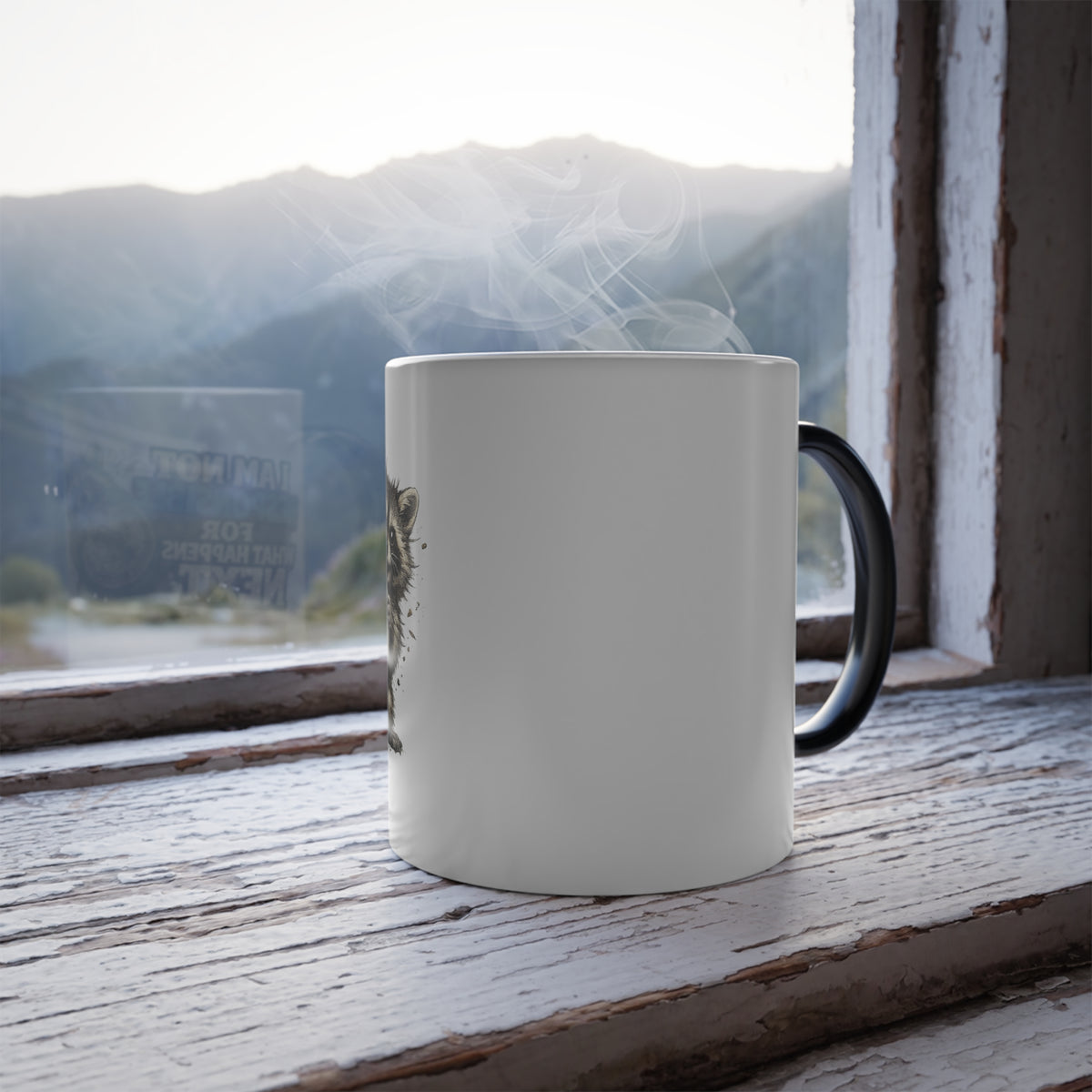 Not Responsible Raccoon Color-Changing Mug  11 oz