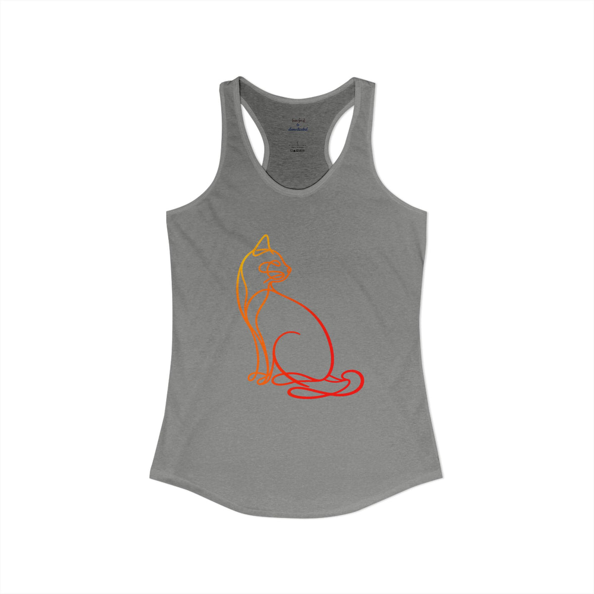 Sunrise Cat Racerback Tank