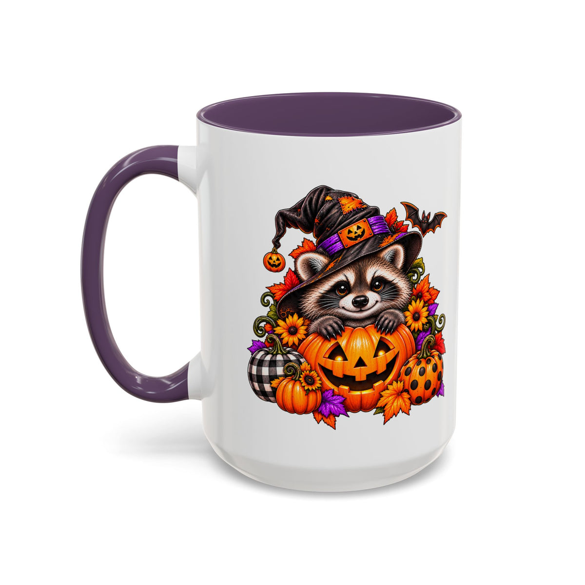 Halloween Raccoon Coffee Mug  (11/15oz)
