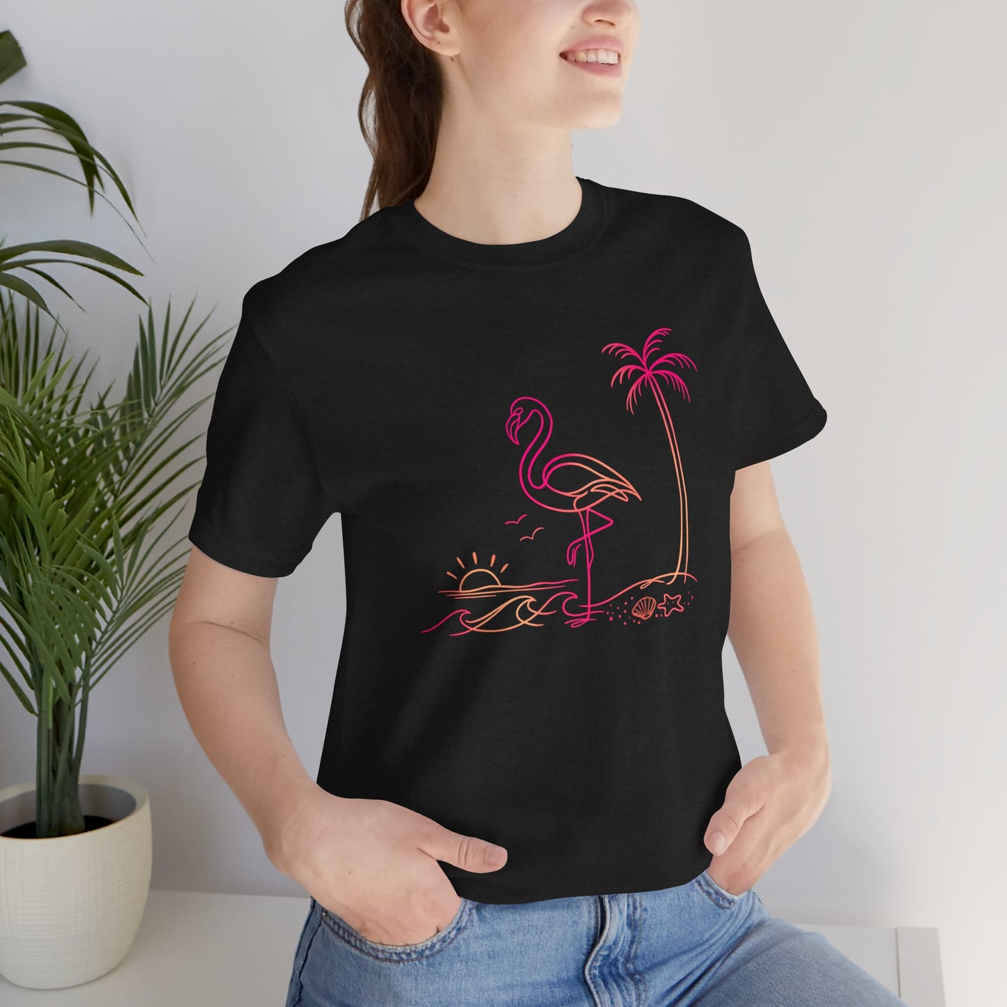 Flamingo Wild Lines T-Shirt