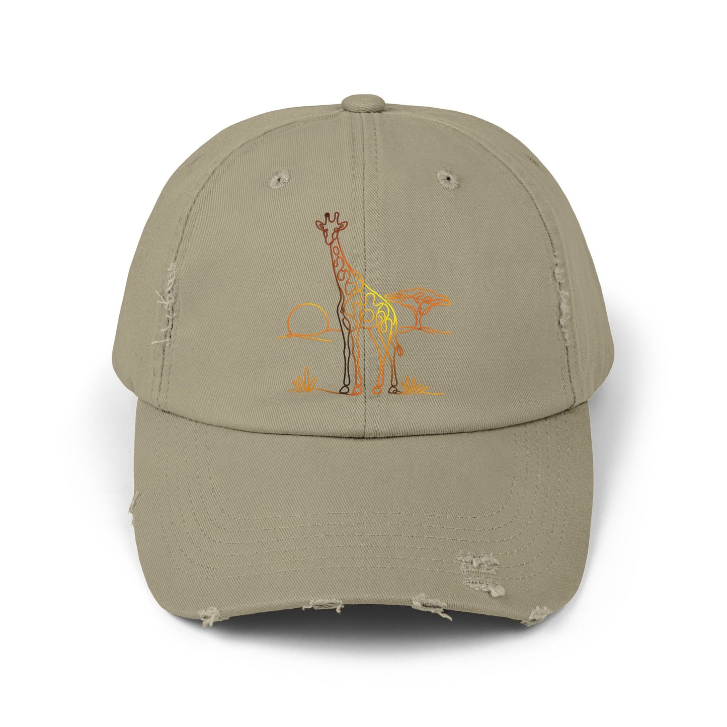 Safari Giraffe | Distressed Cap