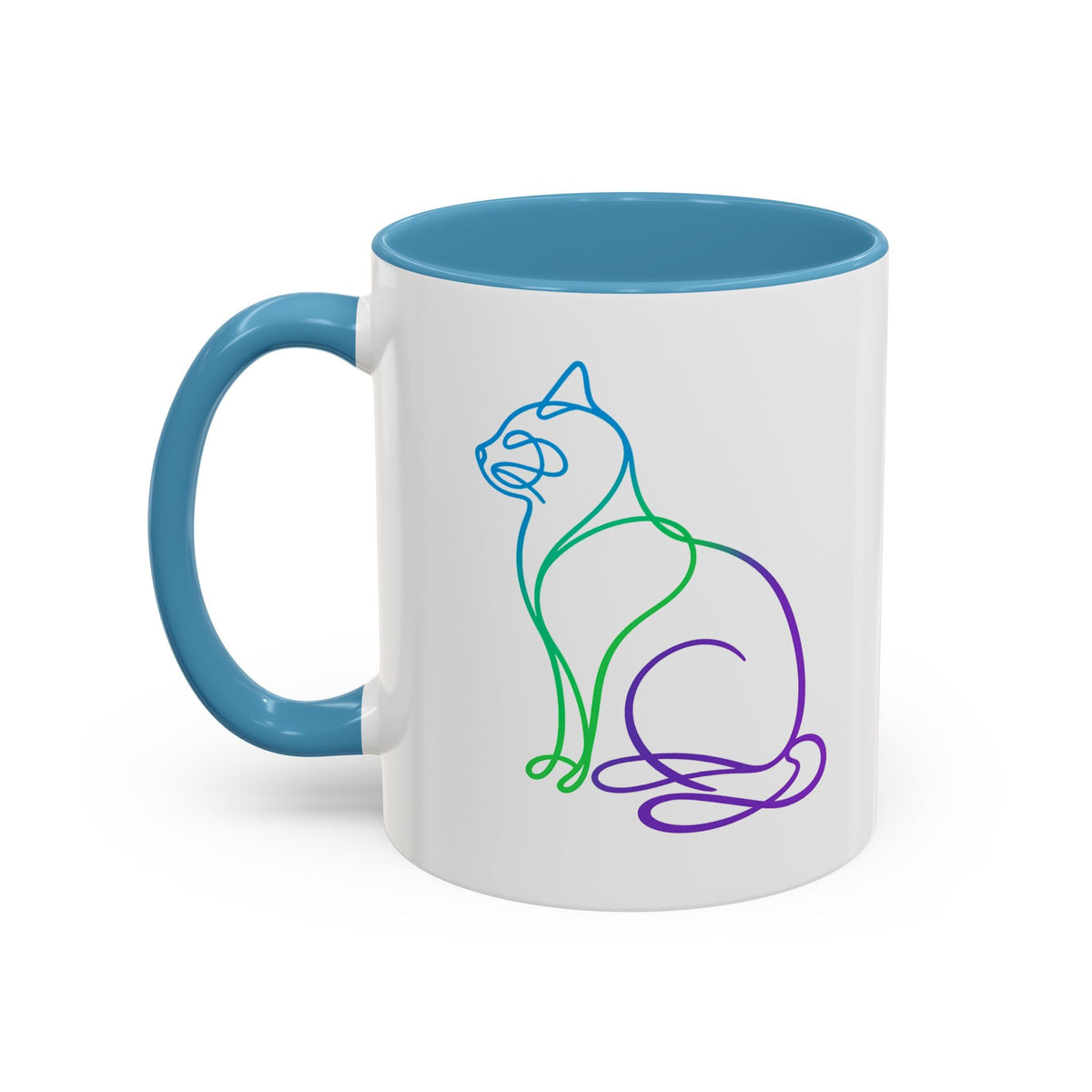 Northern Lights Cat Coffee Mug  (11/15oz)