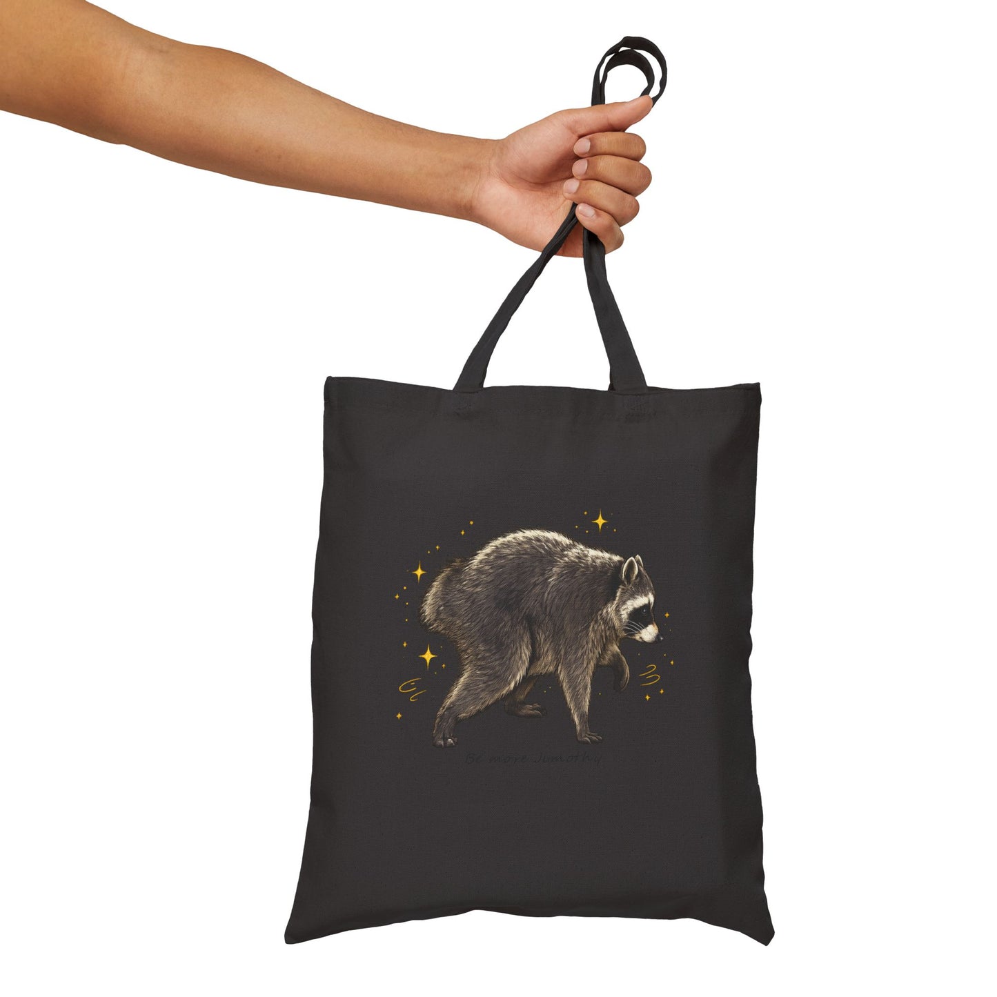 Jimothy The Raccoon Inspirational Tote Bag