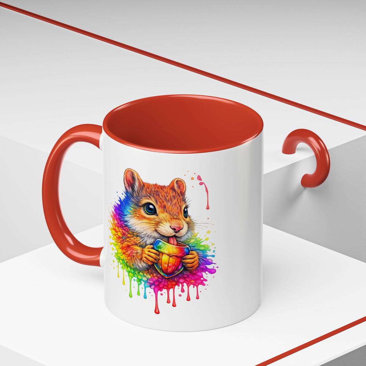 Watercolor Squirrel Coffee Mug  (11/15oz)