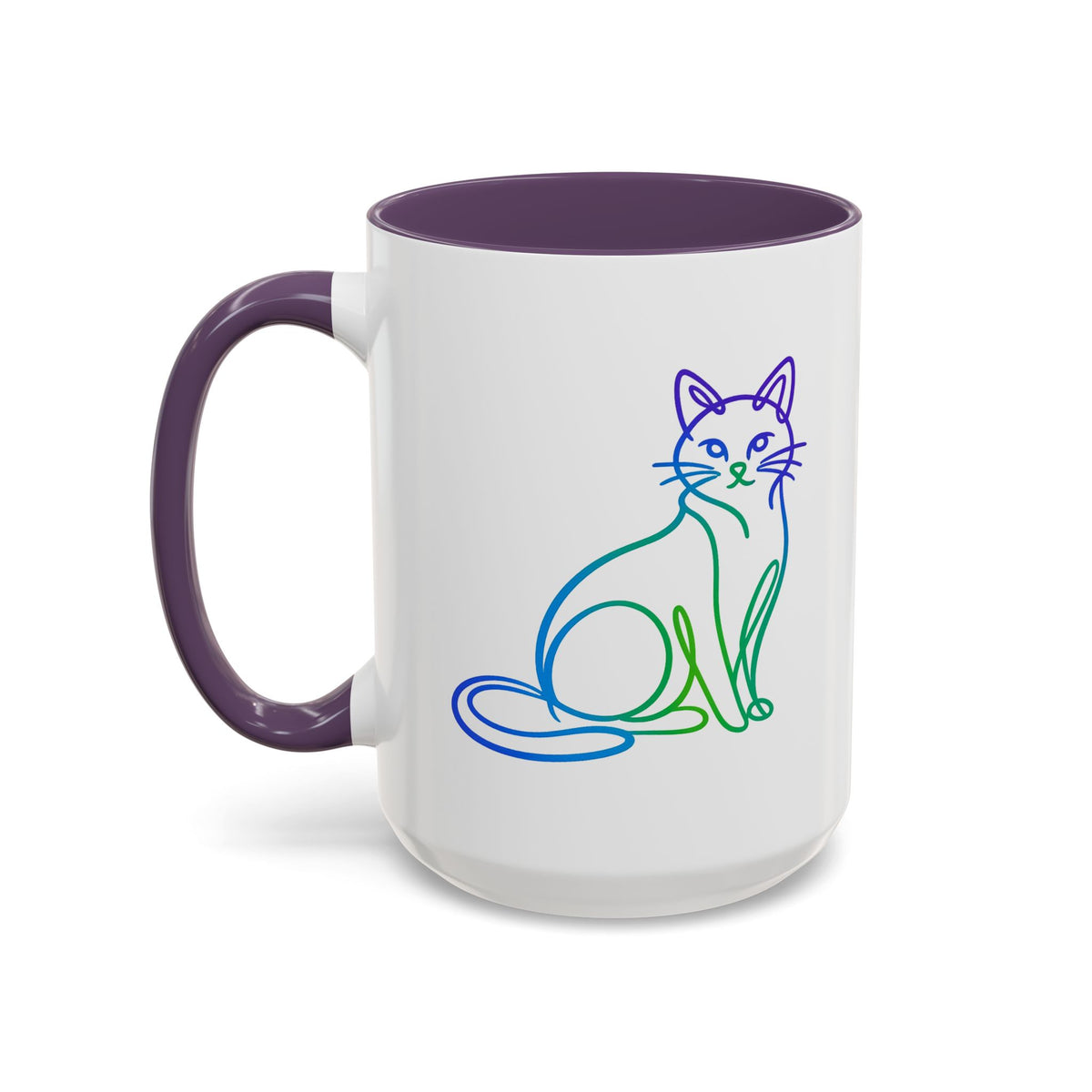 Northern Lights Cat Coffee Mug  (11/15oz)