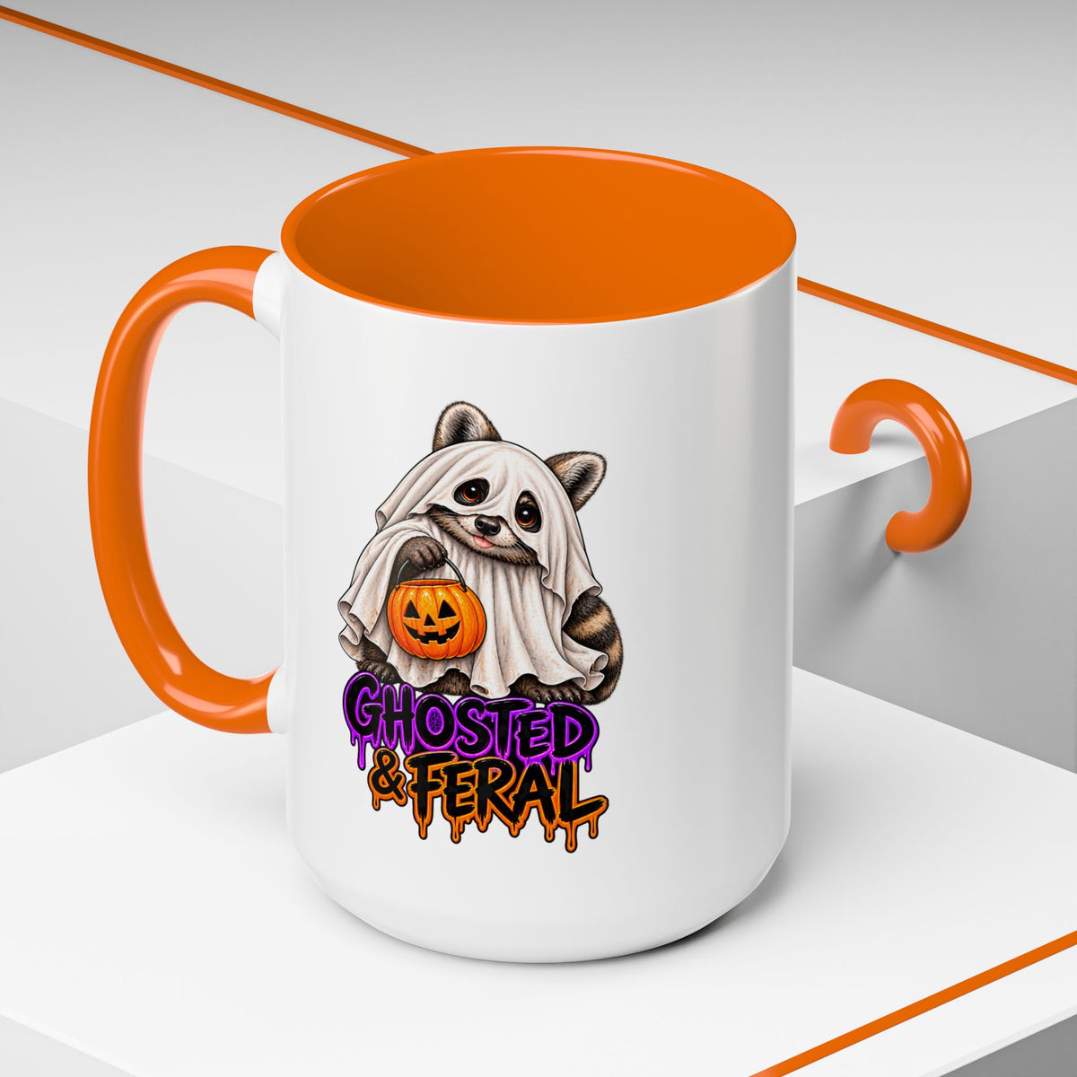 Ghosted Raccoon Coffee Mug  (11/15oz)