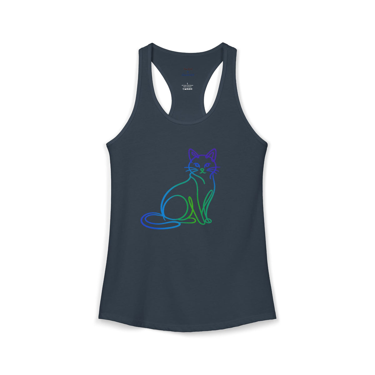 Northern Lights Cat Racerback Tank