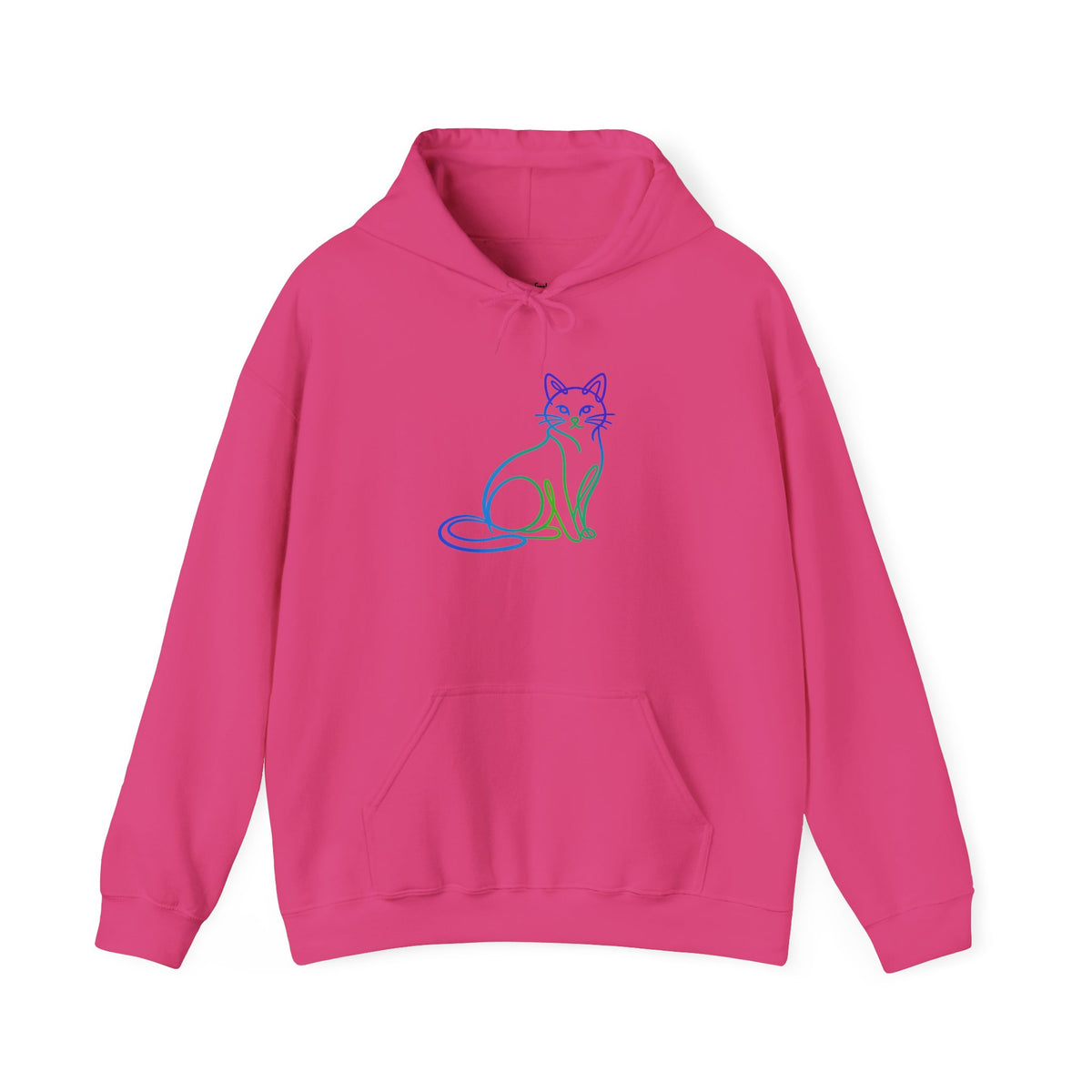Northern Lights Cat Hooded Sweatshirt