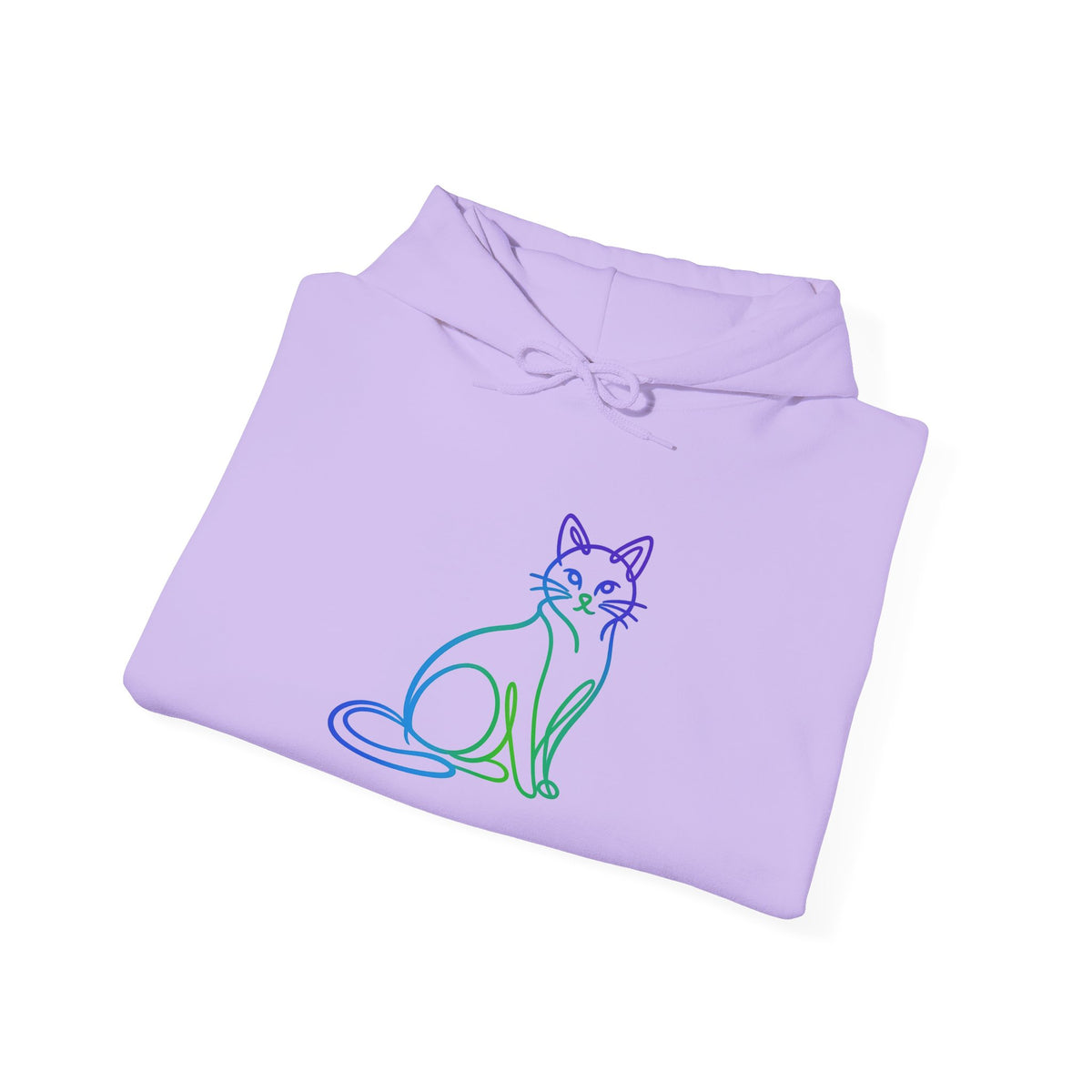 Northern Lights Cat Hooded Sweatshirt