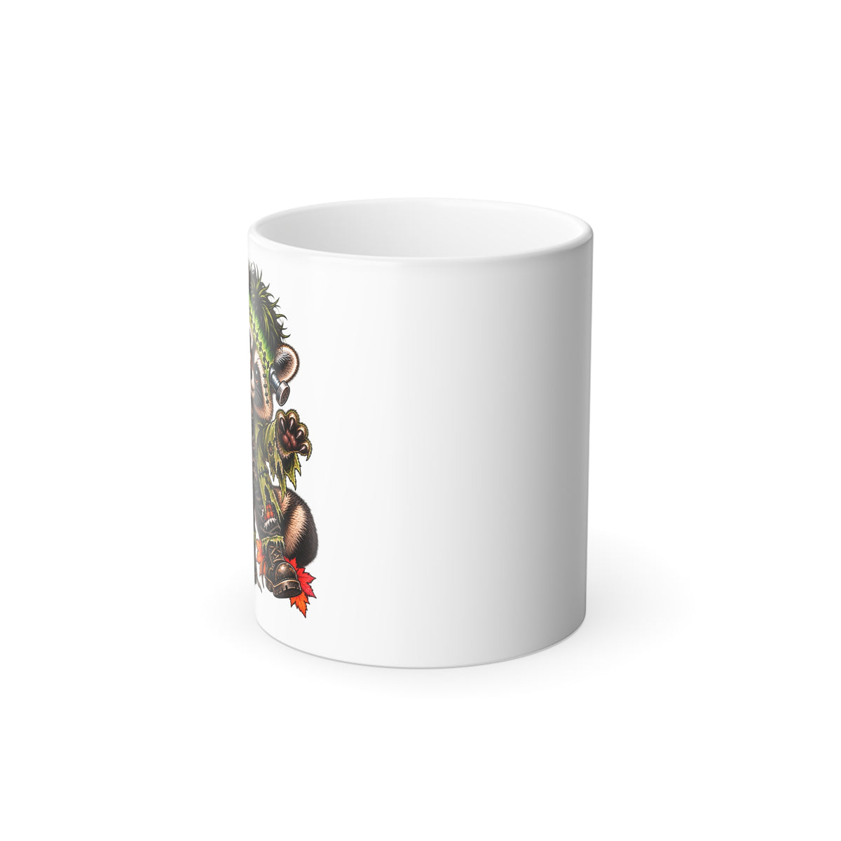 Halloween Frankenstein Raccoon Color-Changing Mug  11 oz