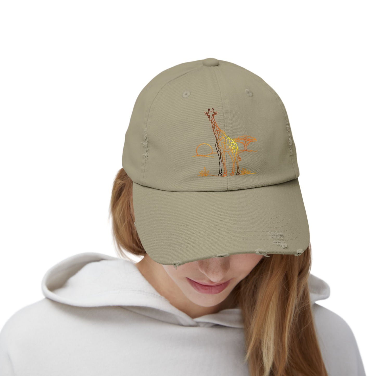 Safari Giraffe | Distressed Cap