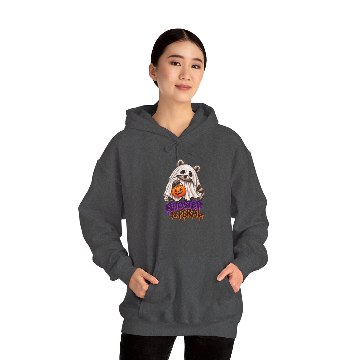 Ghosted Raccoon Hooded Sweatshirt