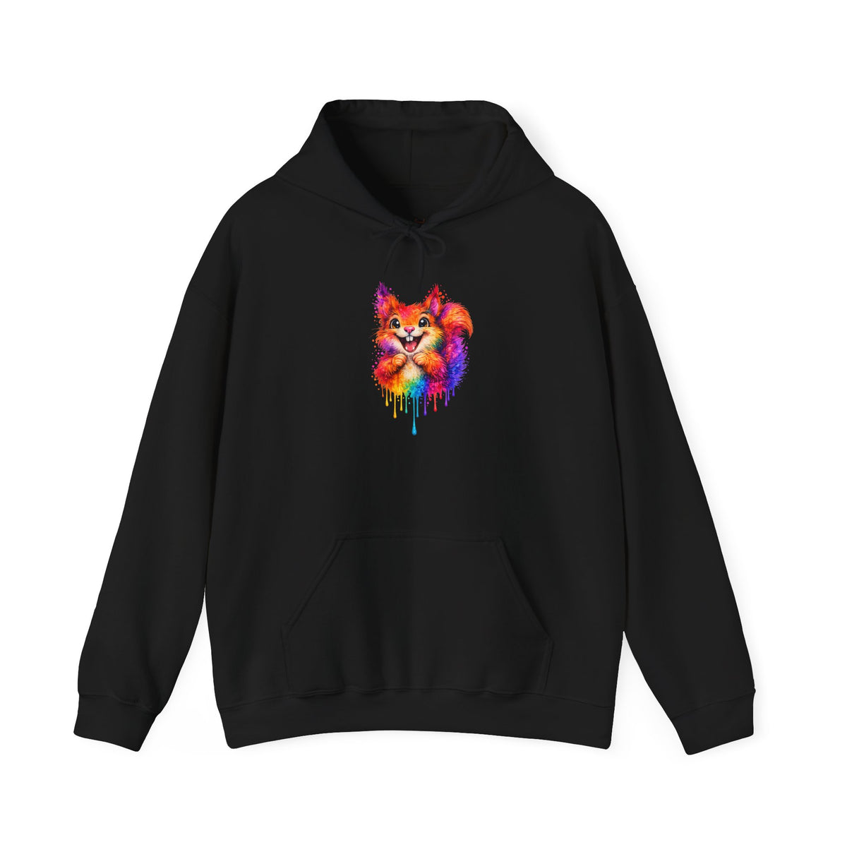 Watercolor Squirrel Hooded Sweatshirt