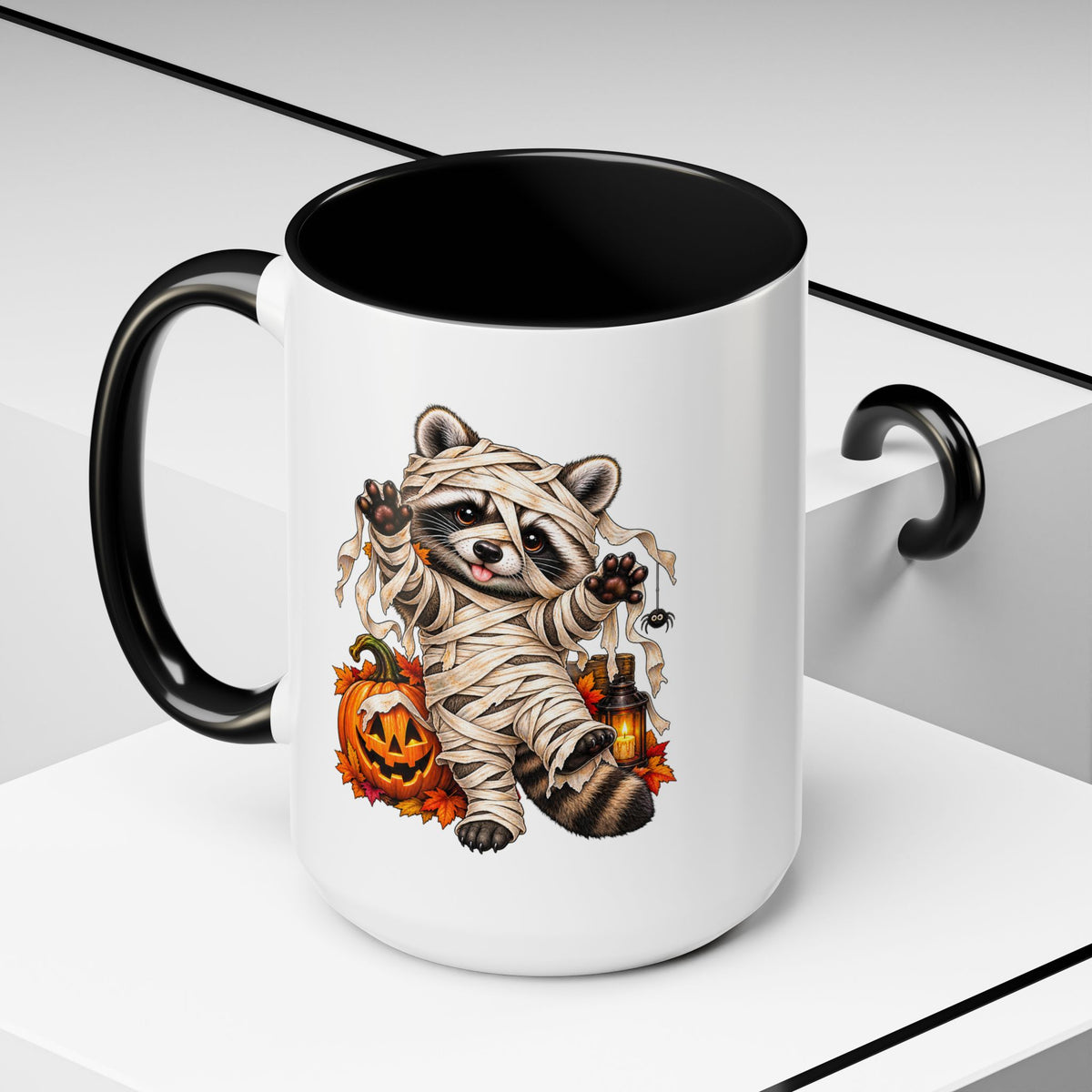 Halloween Mummy Raccoon Coffee Mug  (11/15oz)
