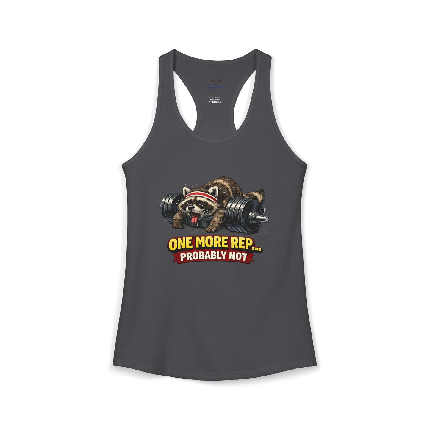 One More Rep Racerback Tank