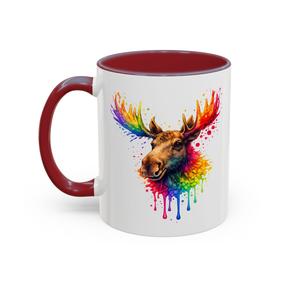 Watercolor Moose Coffee Mug  (11/15oz)