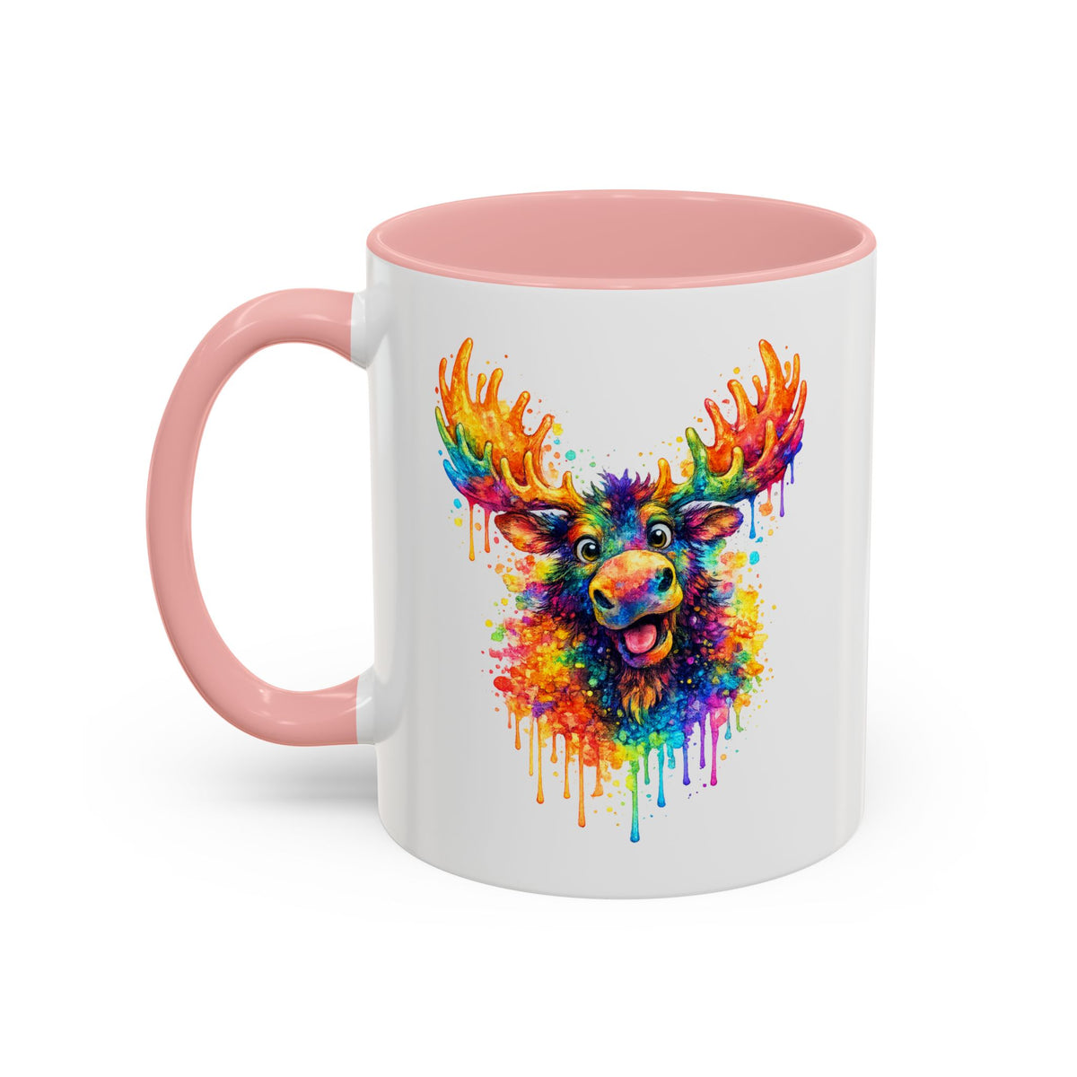 Watercolor Moose Coffee Mug  (11/15oz)