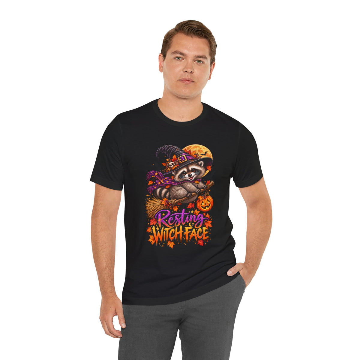 Resting Witch Face Raccoon T-Shirt