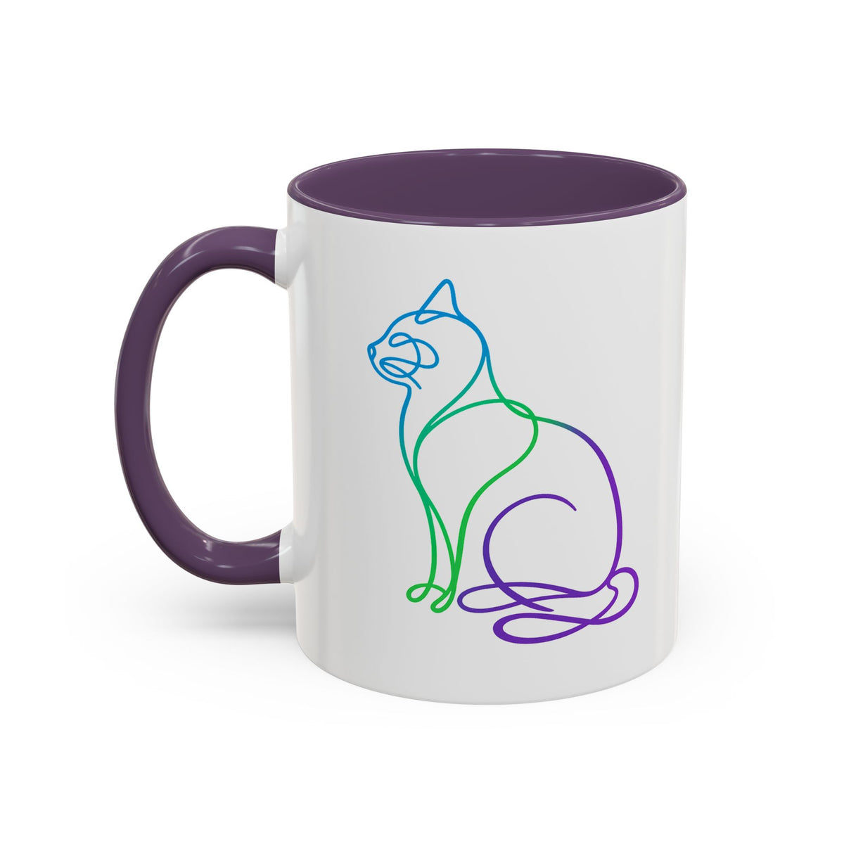 Northern Lights Cat Coffee Mug  (11/15oz)