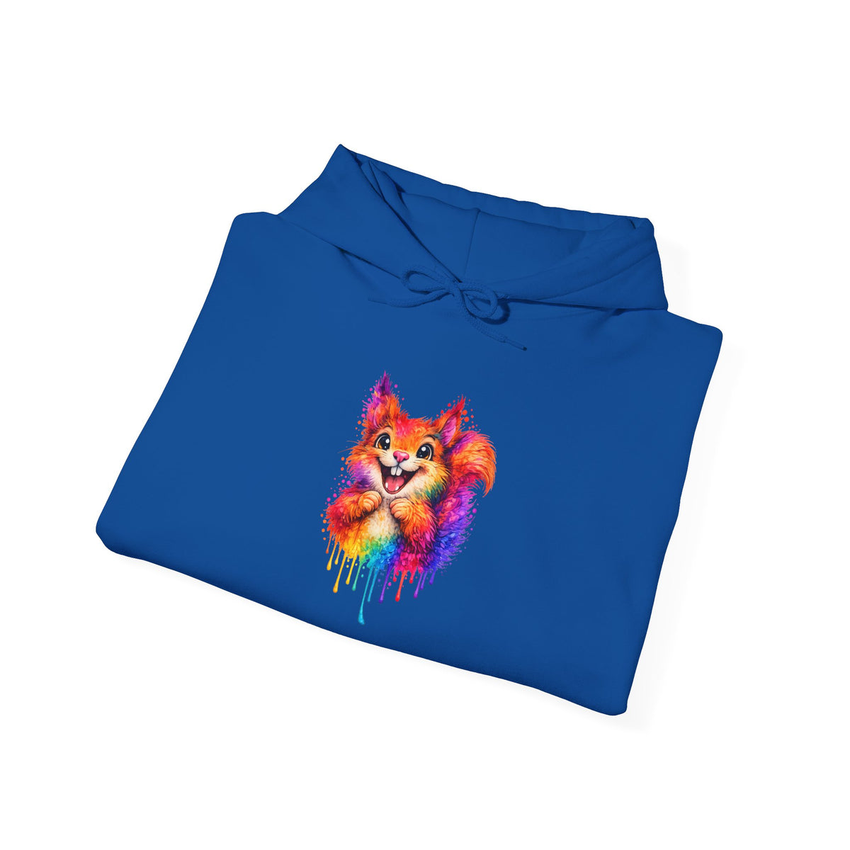 Watercolor Squirrel Hooded Sweatshirt
