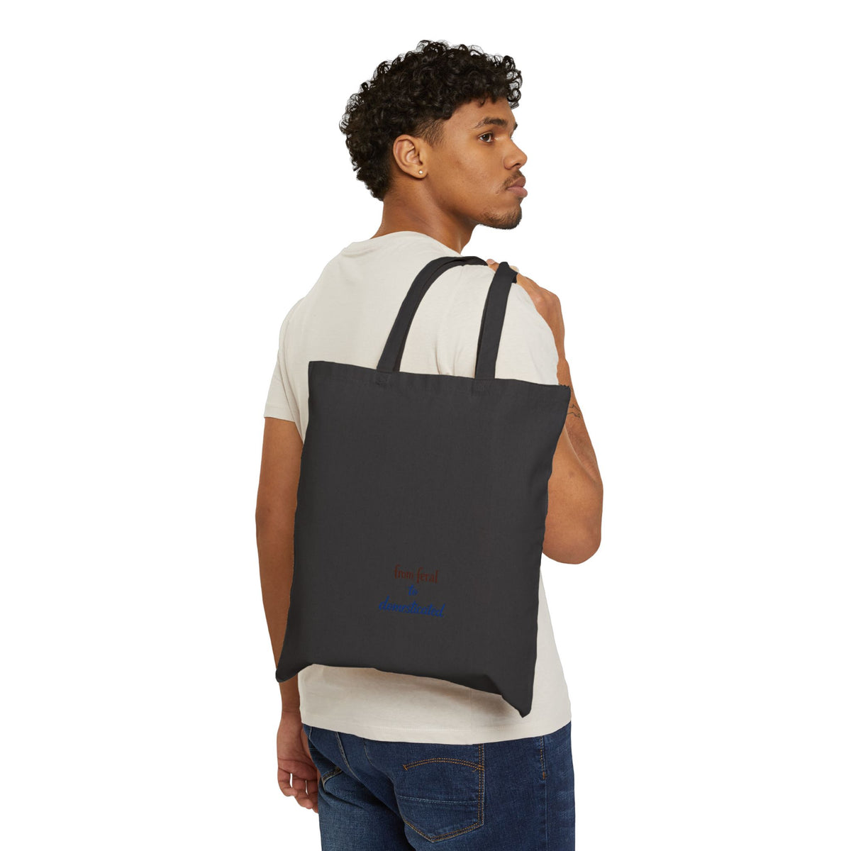 Halloween Mummy Raccoon Tote Bag