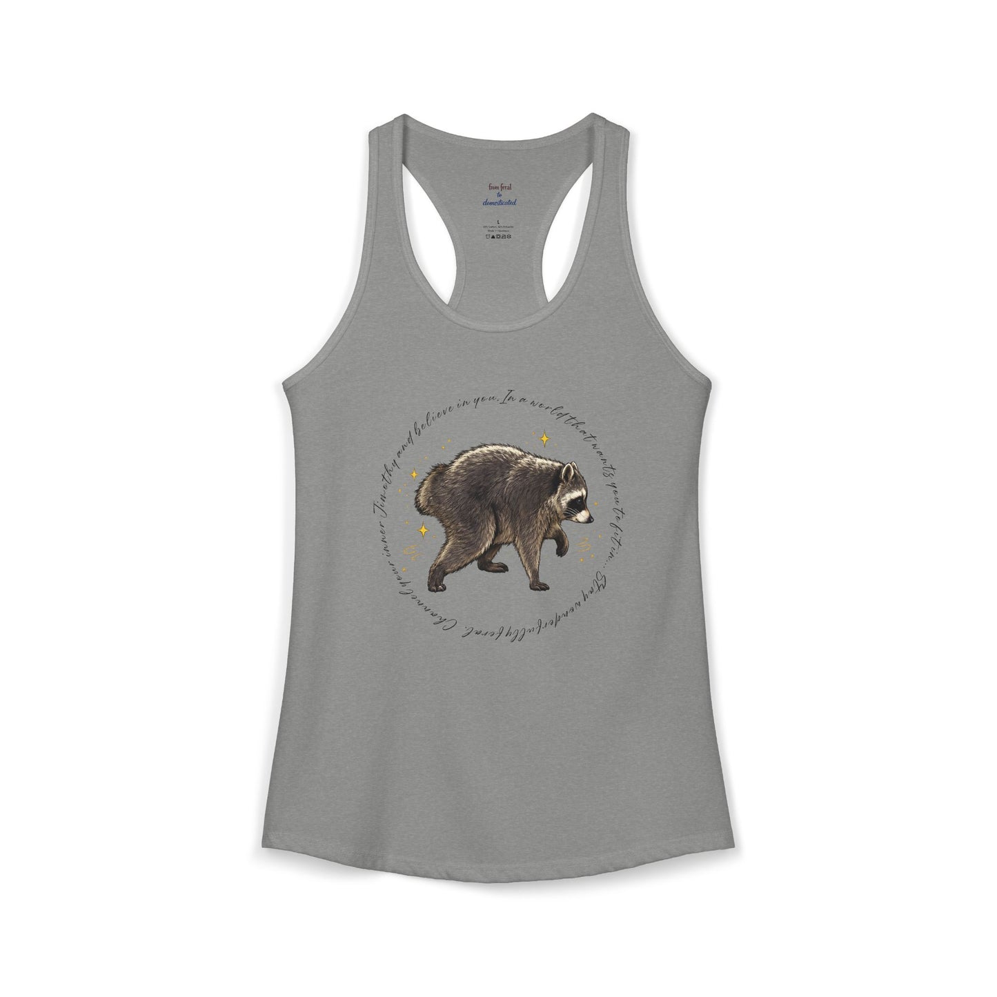 Jimothy Raccoon Racerback Tank