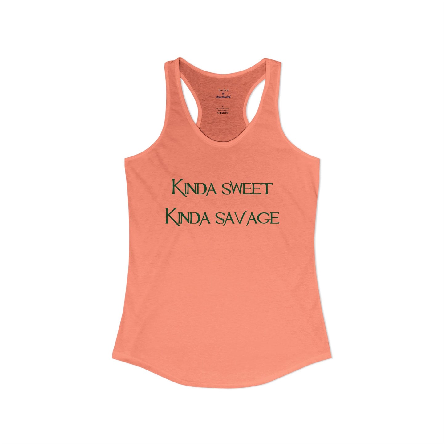 Kinda Both Racerback Tank