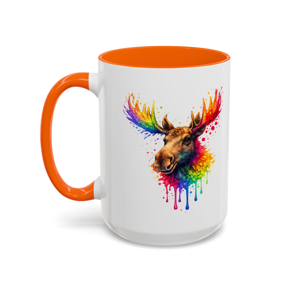 Watercolor Moose Coffee Mug  (11/15oz)