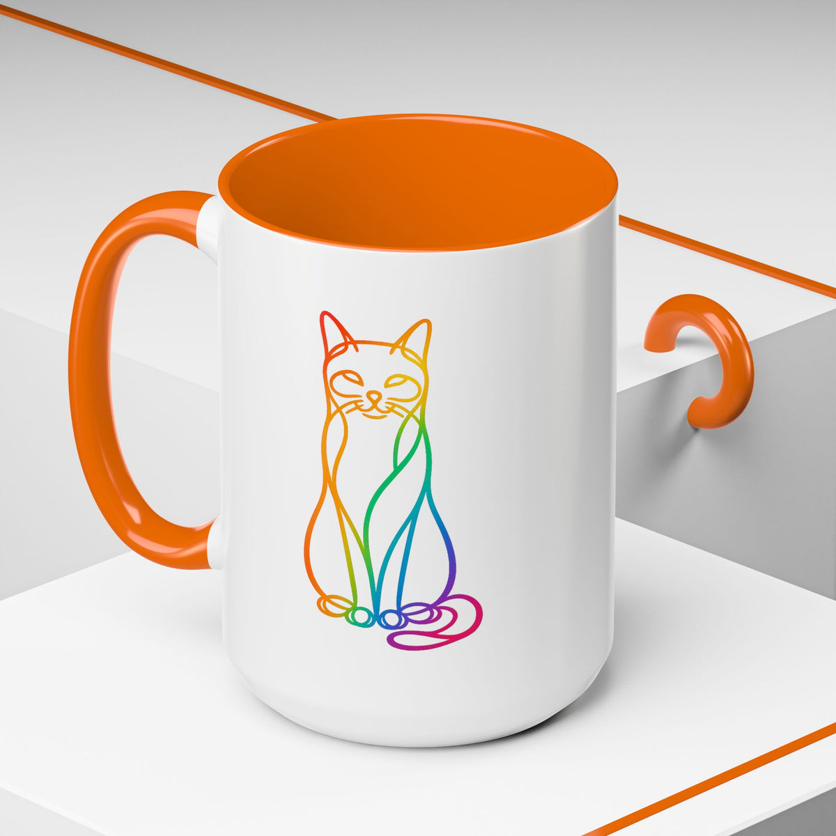 Rainbow Cat Coffee Mug  (11/15oz)
