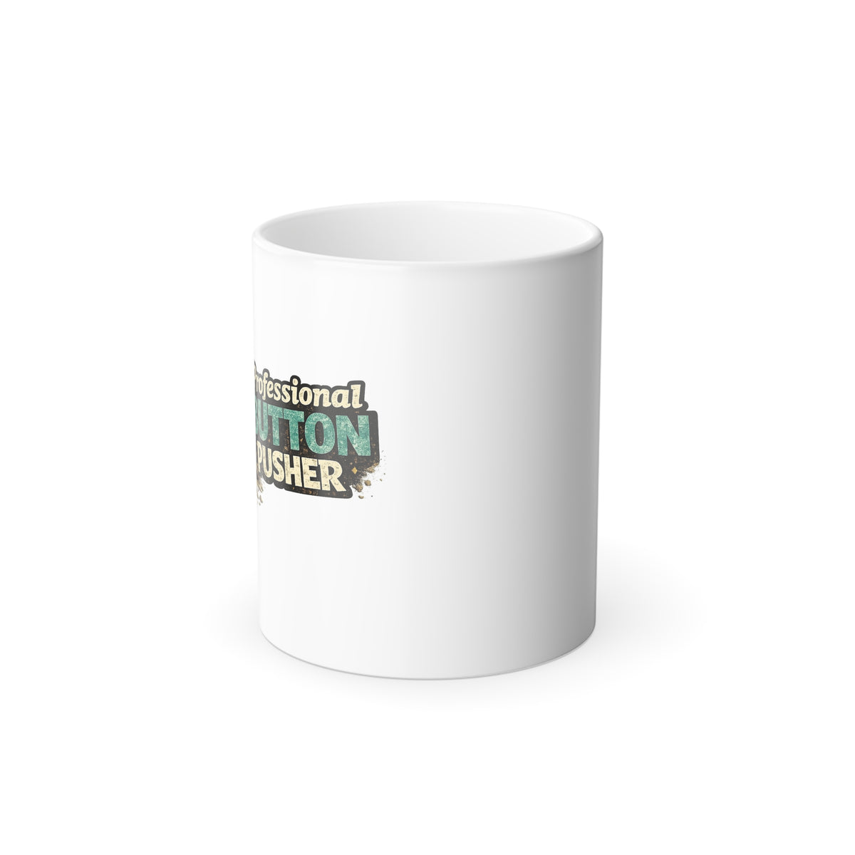 Button Pusher Raccoon Color-Changing Mug  11 oz