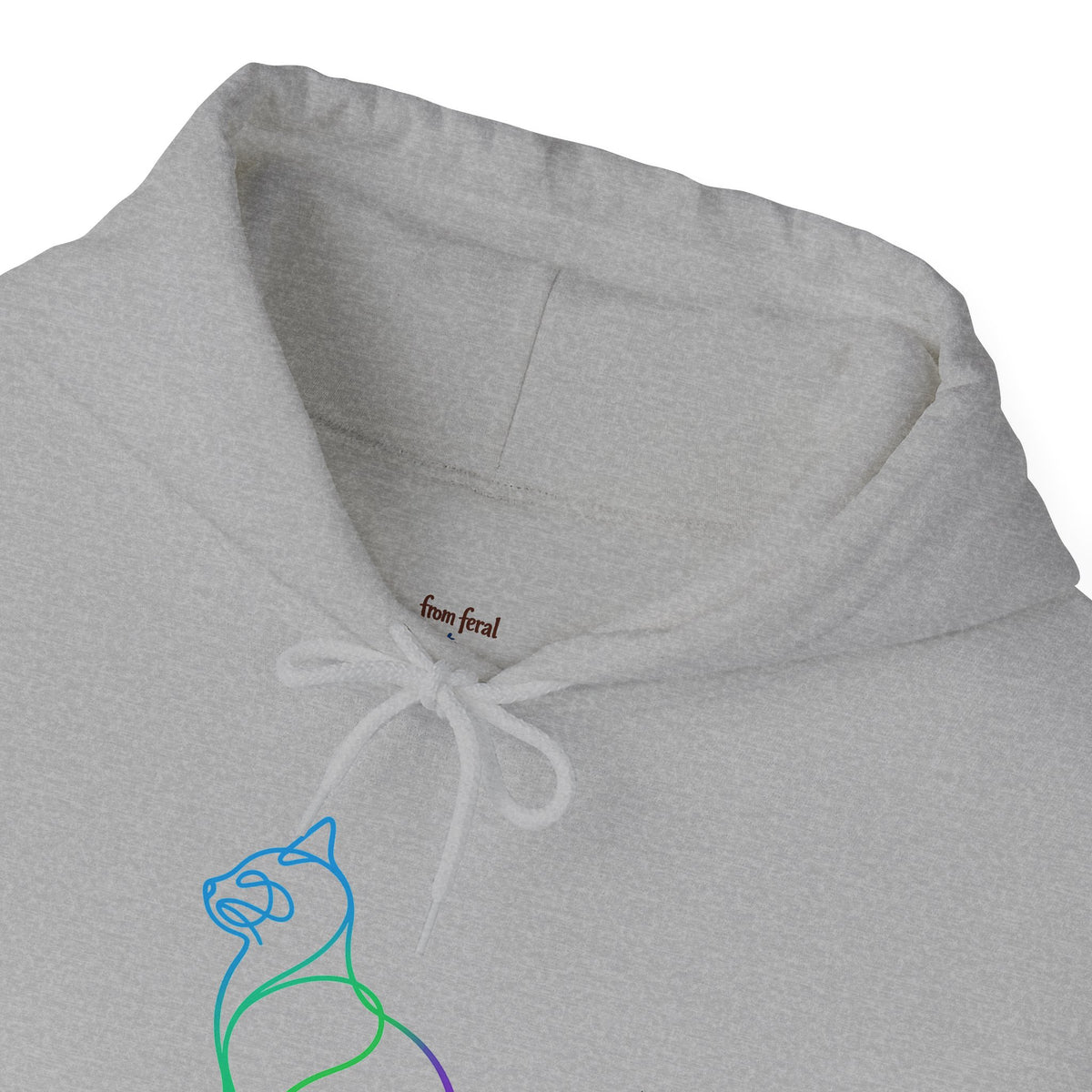 Northern Lights Cat Hooded Sweatshirt