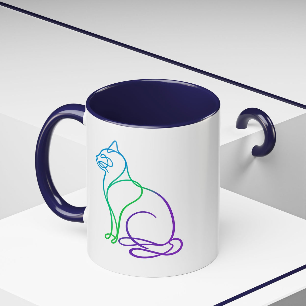 Northern Lights Cat Coffee Mug  (11/15oz)