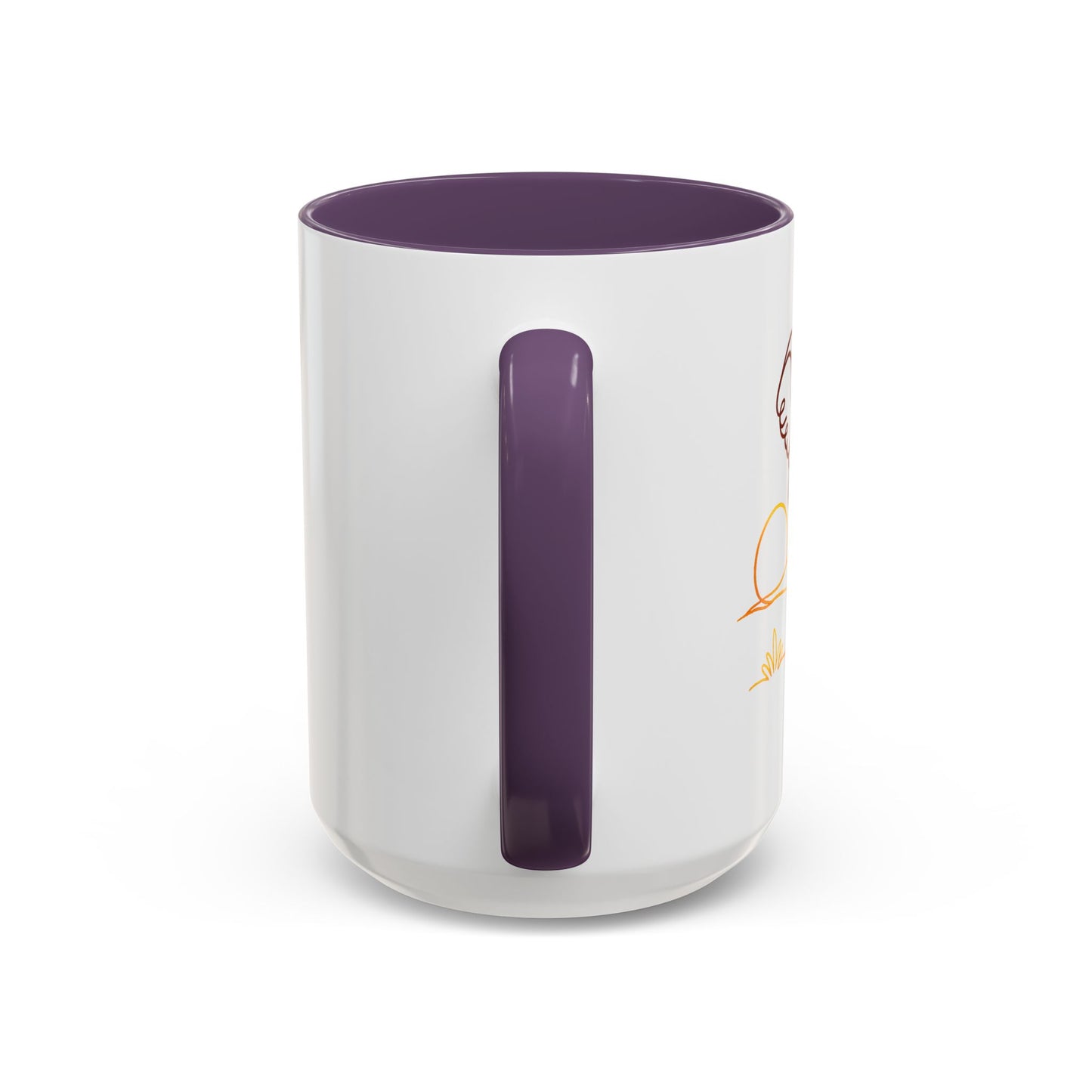 Safari Sunrise Coffee Mug — Minimal Line Elephant Design (11/15oz)