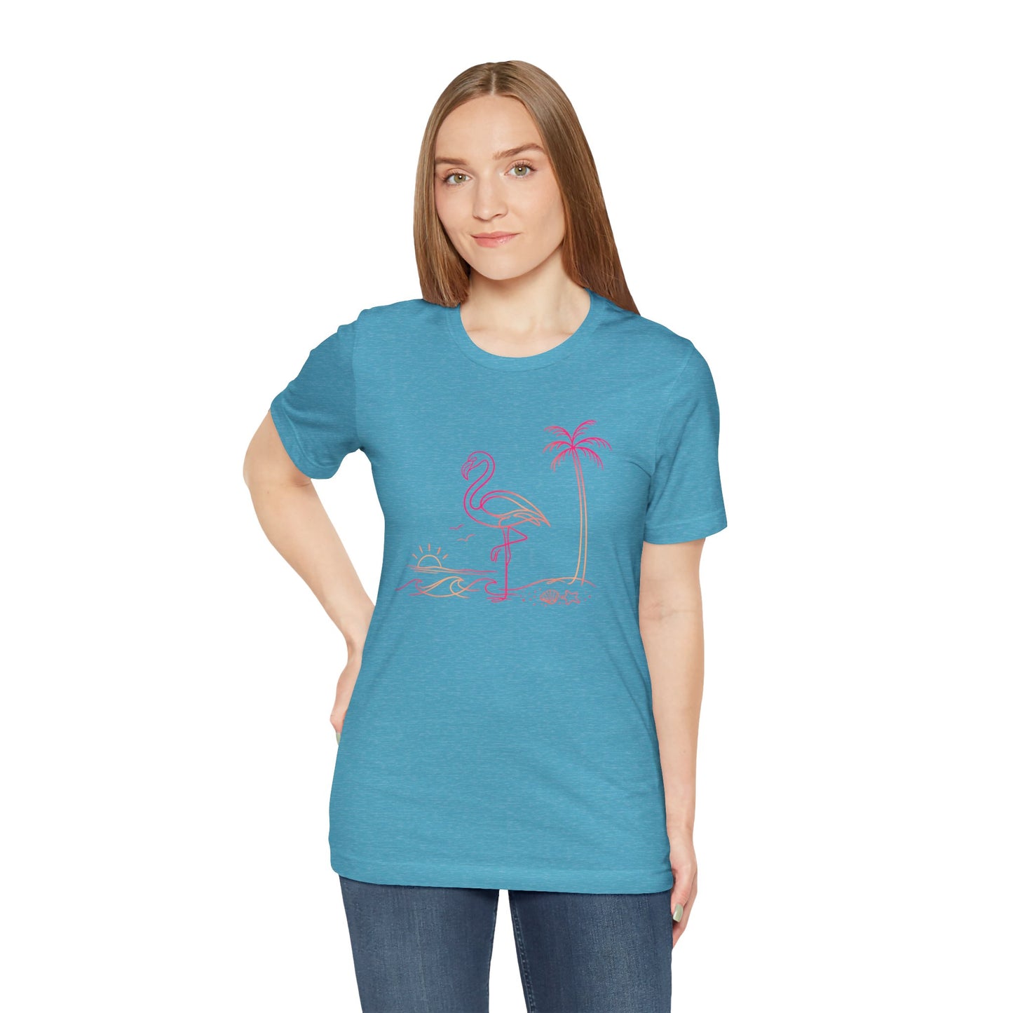 Flamingo Wild Lines T-Shirt