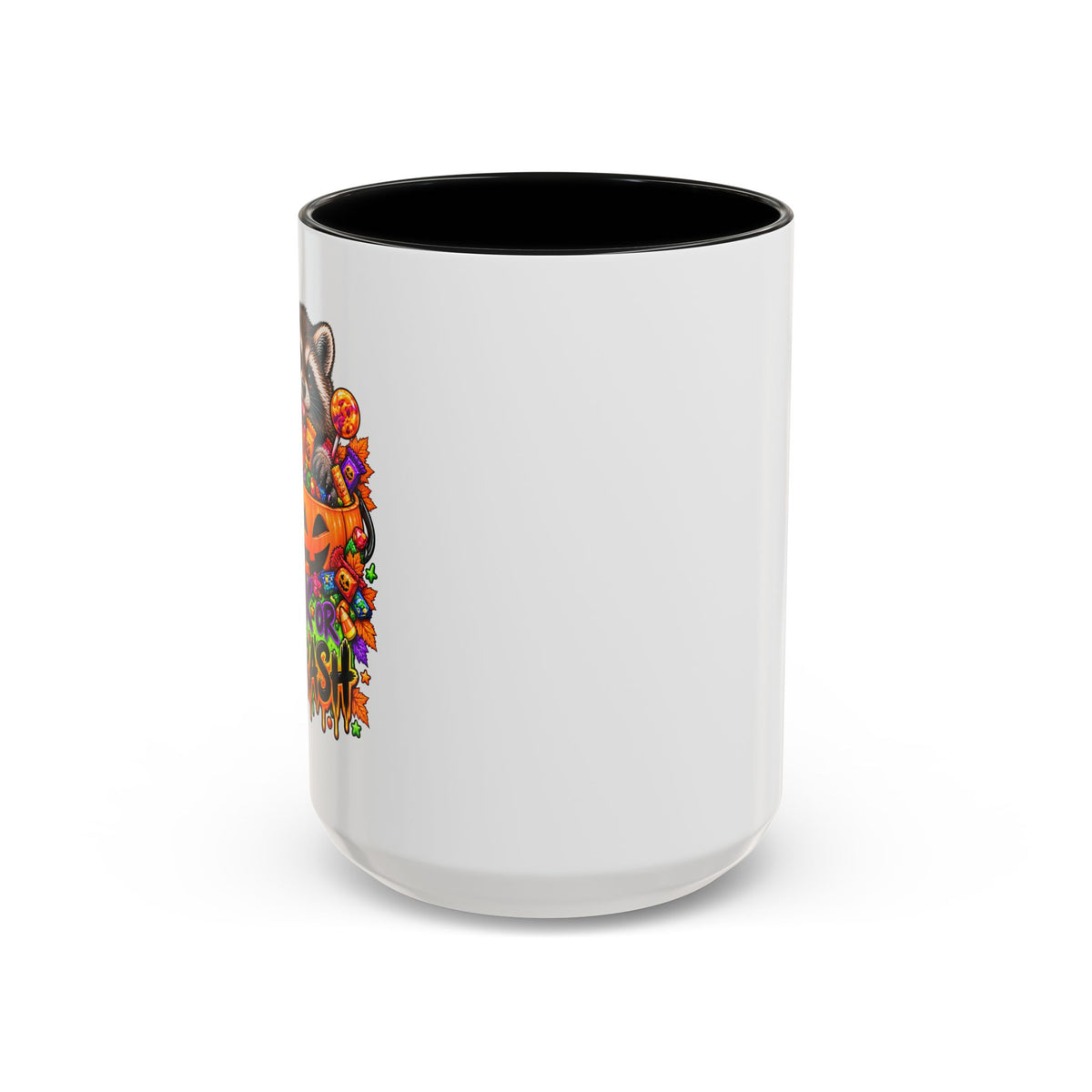 Trick or Trash Raccoon Coffee Mug  (11/15oz)