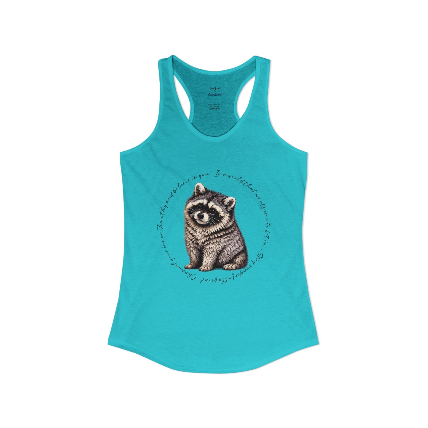 Jimothy Raccoon Racerback Tank