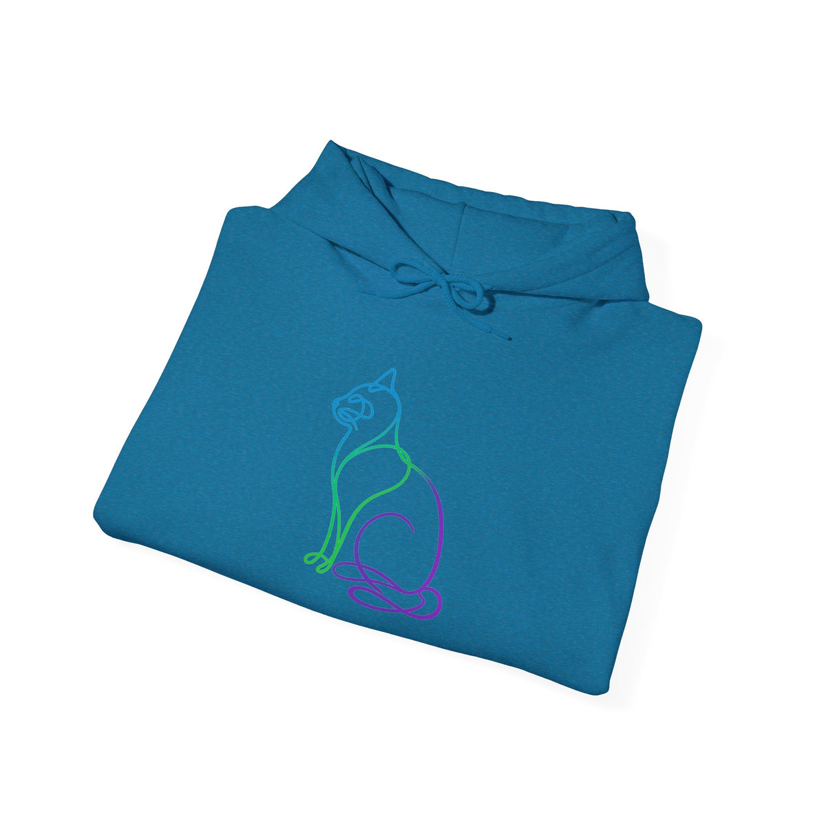 Northern Lights Cat Hooded Sweatshirt