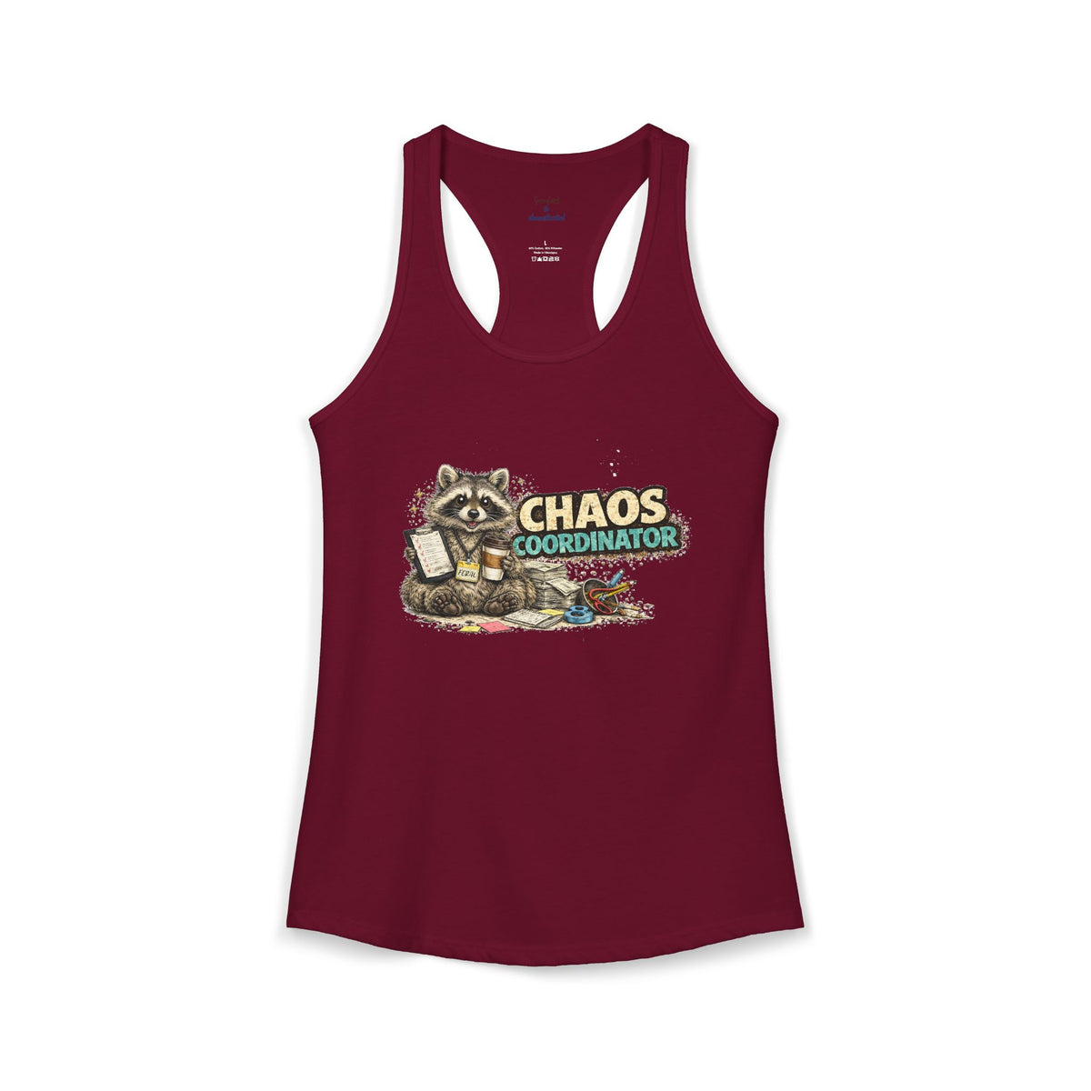 Chaos Coordinator Racerback Tank
