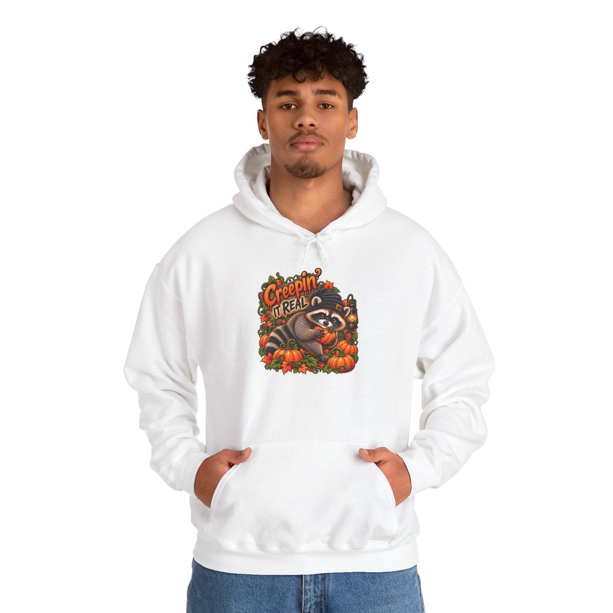 Creepin' Raccoon Hooded Sweatshirt