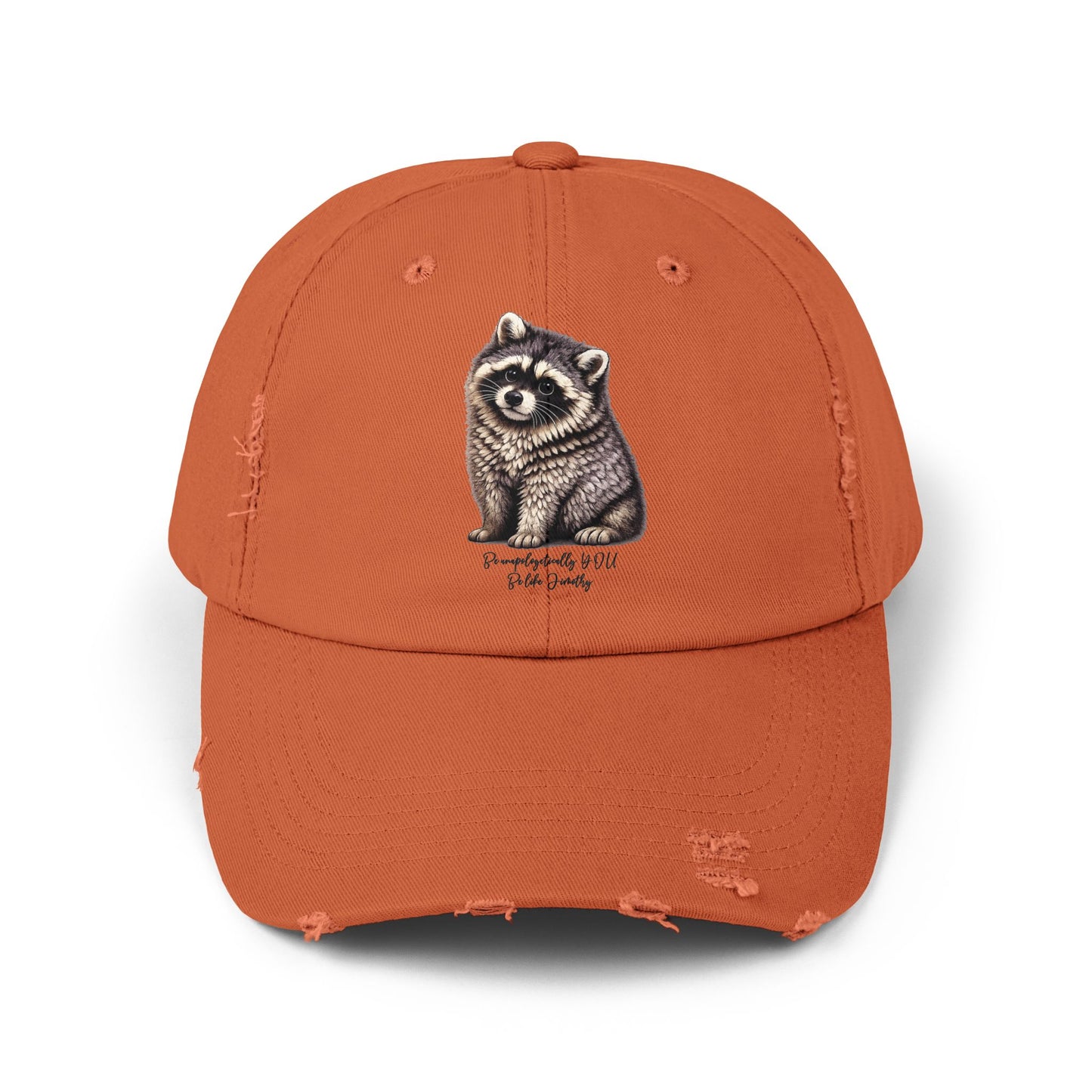 Jimothy The Raccoon Distressed Cap —  Inspirational, Viral Sensation