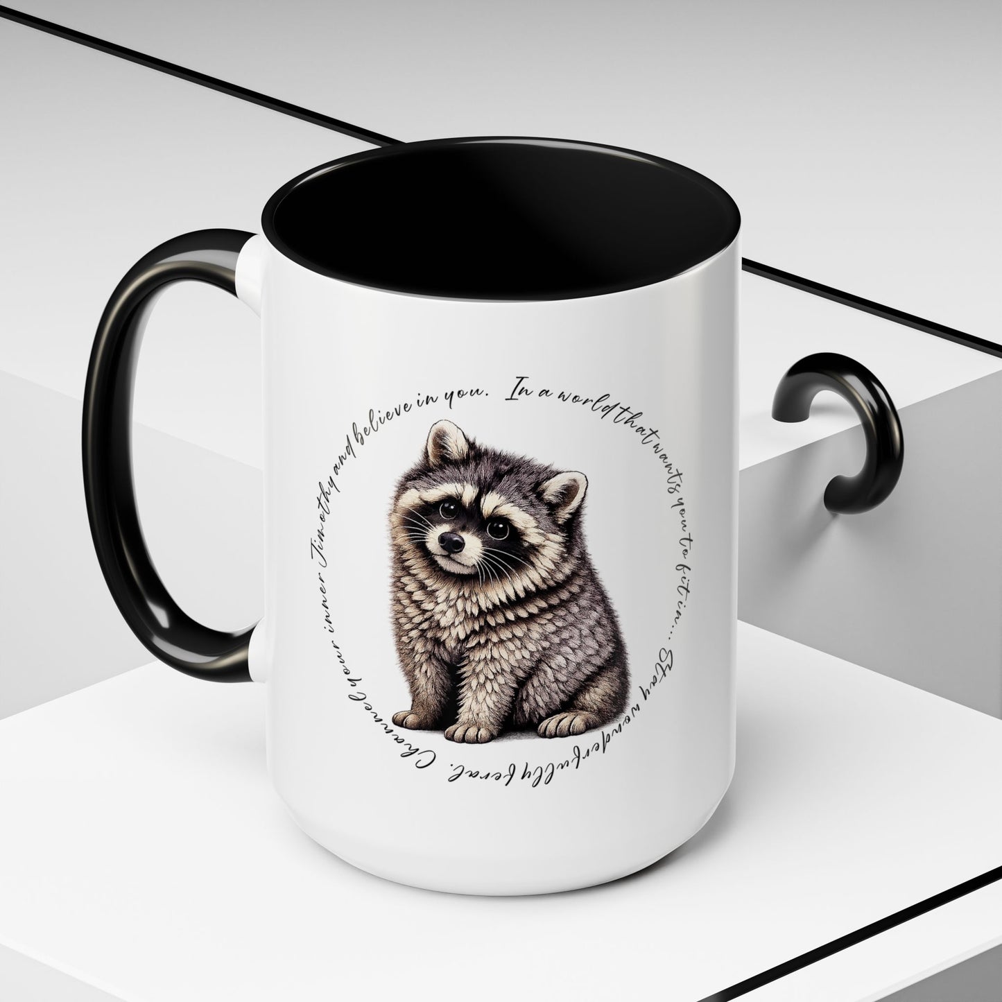 Jimothy The Raccoon Coffee Mug  (11/15oz)