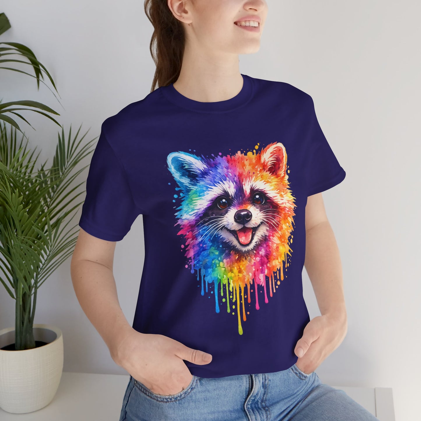 Watercolor Wildlife Raccoon T-Shirt
