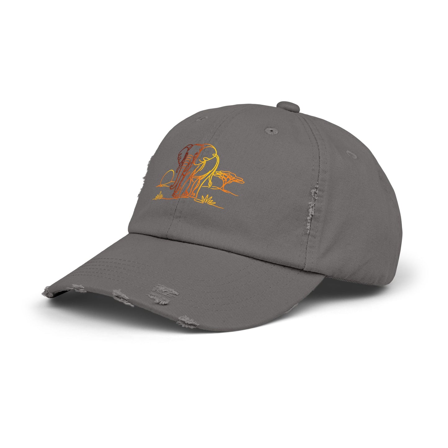 Safari Elephant | Distressed Cap