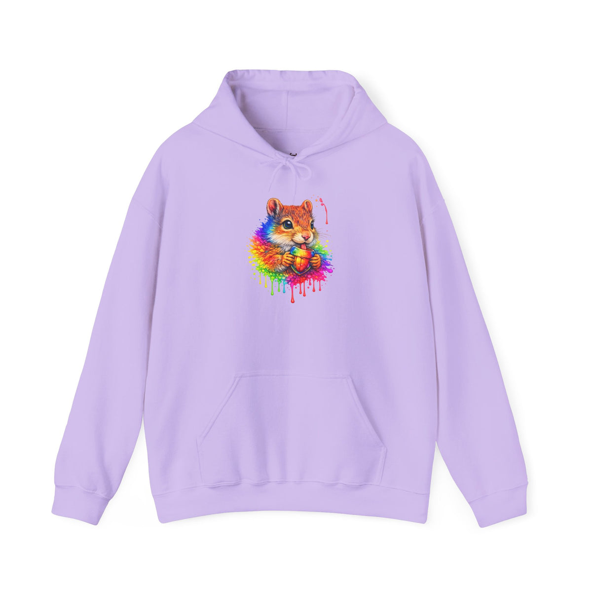 Watercolor Squirrel Hooded Sweatshirt